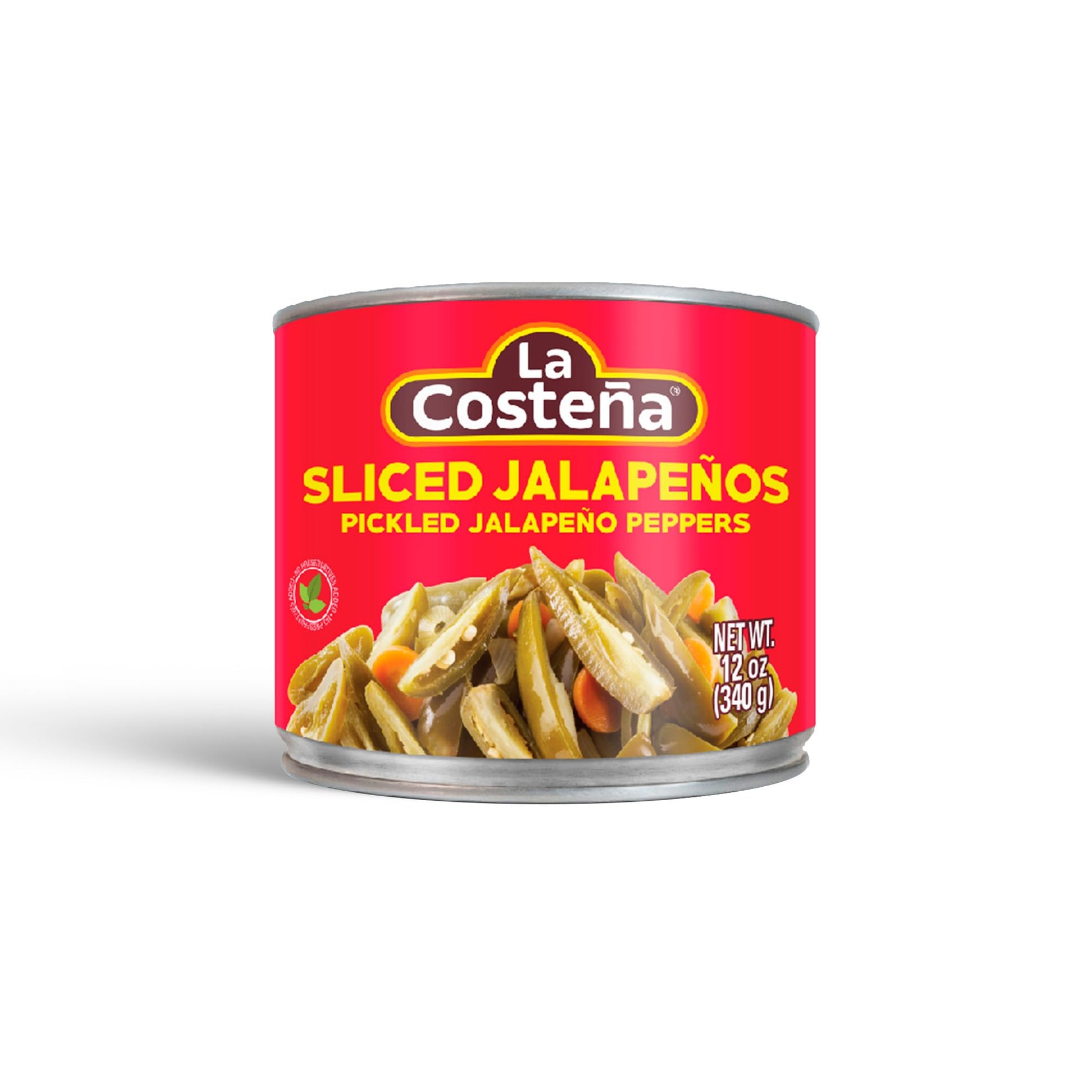 La Costeña Sliced Jalapeño Peppers, 12 Ounce Can, Green, Model 60212