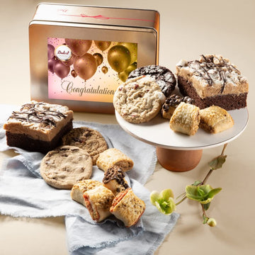 Dulcet Gift Baskets Gourmet Food Gift Basket for Congratulations - Ideal for Men, Women, Mom, Dad, Friends & Co-Workers