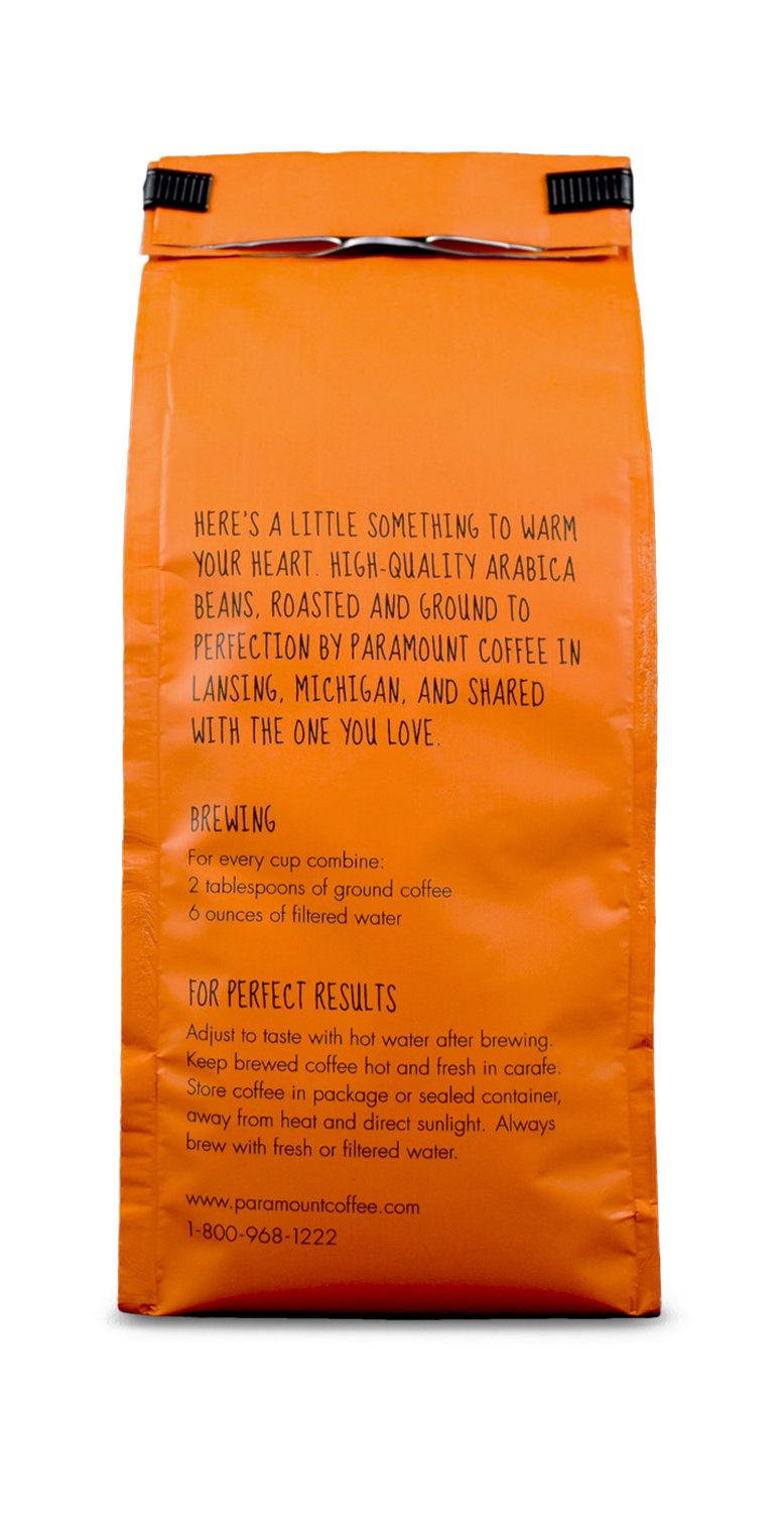 Paramount Roasters Sweetie Pie Pumpkin Pie Flavored Ground Coffee, 1-12 ounce package from Paramount Coffee Company