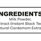 Quiktea Unsweetened Cardamom Chai Tea Latte - 10 Count Single Box - All Natural Preservative Free Authentic Chai