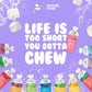 Mogu Mogu Drink Variety Pack - 6 Chewable Juice Boxes with Lychee, Mango, and Strawberry Flavors for Kids