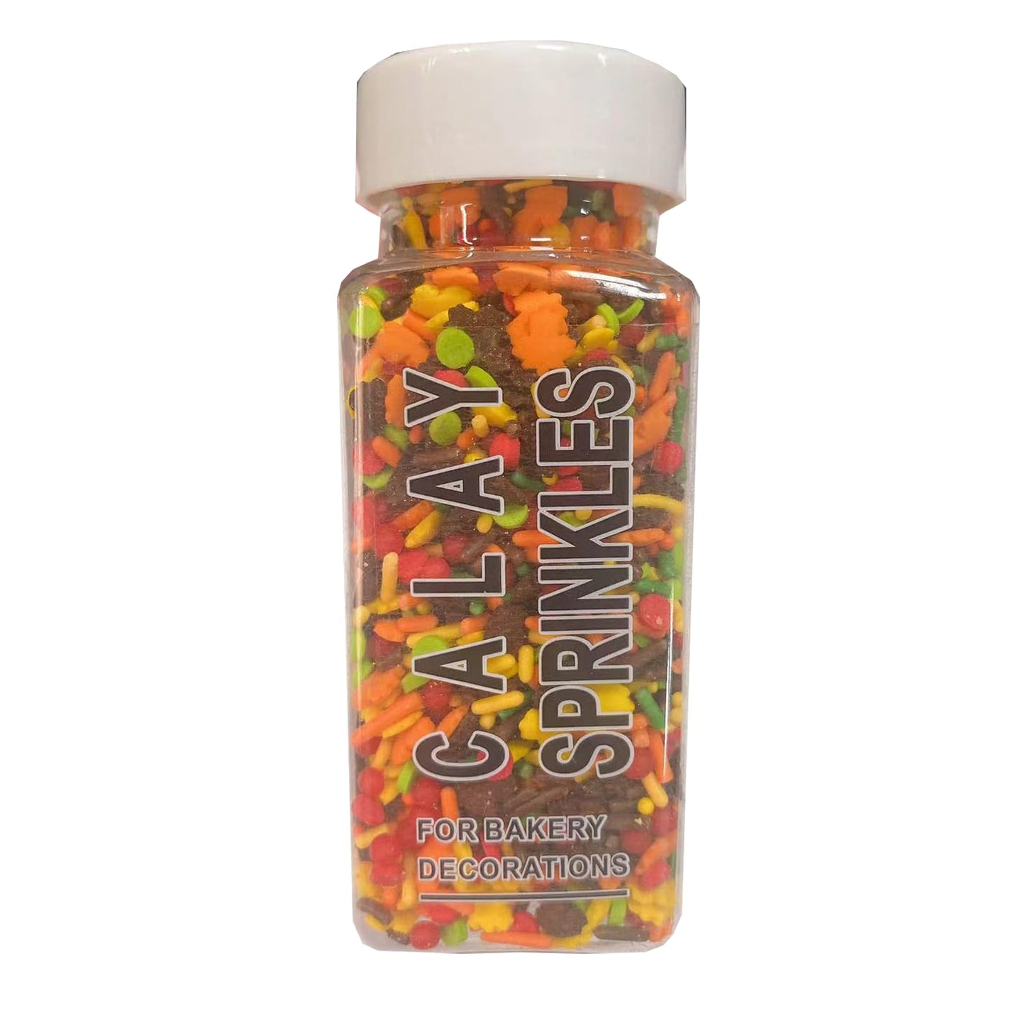 Sentovac Thanksgiving Autumn Sprinkles Edible Maple Leaves Fall Confetti Sprinkles for Cake Decorating Cookie Cupcake Topper Bak
