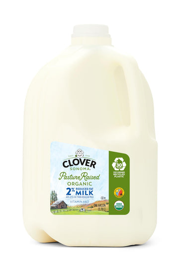 Clover Sonoma, Organic 2% Reduced Fat Milk, 128 Fl. Oz