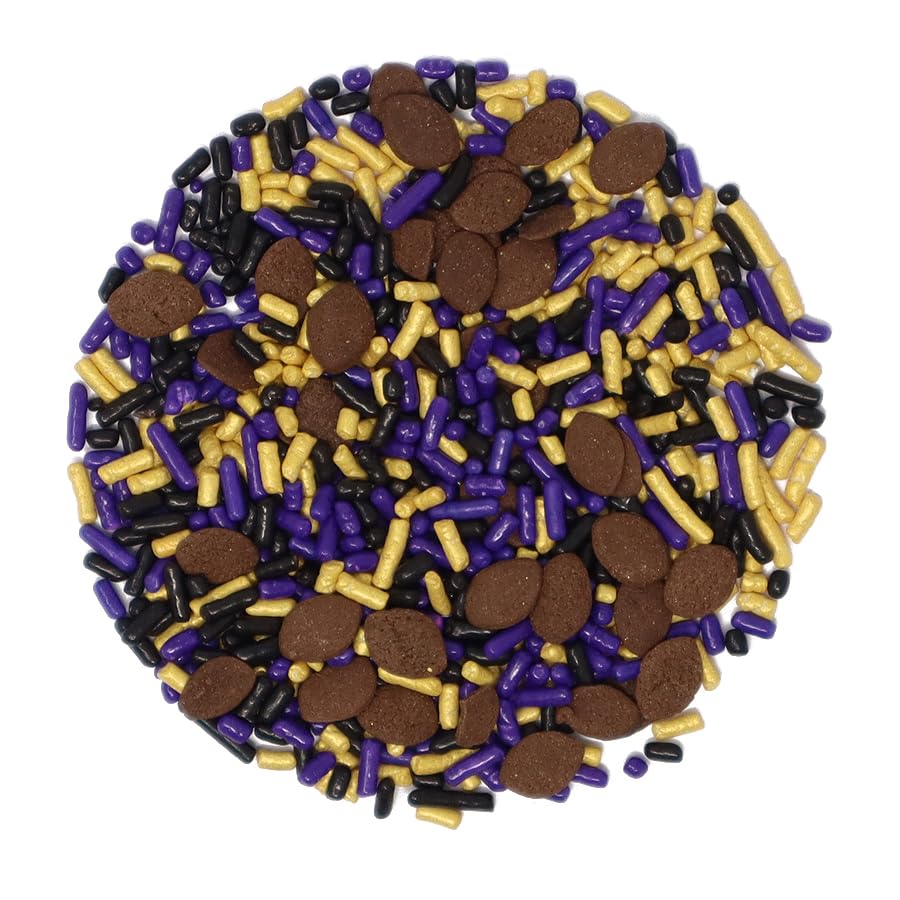 Mystic Sprinkles The Big Football Game Jimmy Mix 3Oz Bottle (Purple, Black & Gold 3Oz)