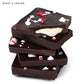 Ethel M Chocolates Holiday Peppermint Bark Dark Chocolate Gourmet Tablet Bar (85G)