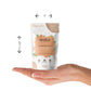 Waka Instant Black Tea Mix, Peach Flavored - 100% Tea Leaves, No Additives, Unsweetened Travel Size Tea Powder - Easy Quick Hot
