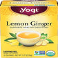 Yogi Tea Lemon Ginger Tea Bags, 16 Ct