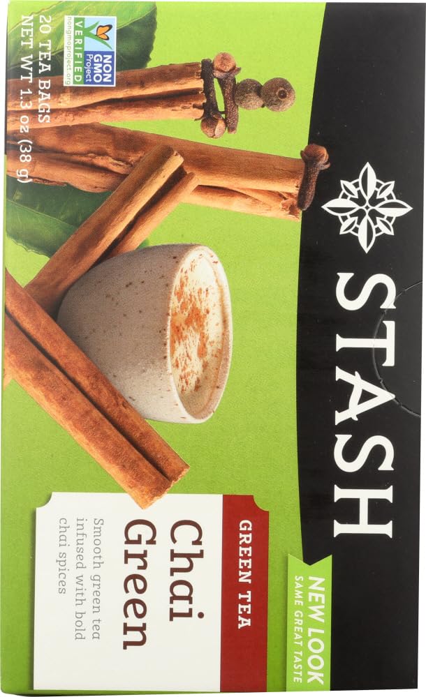 Stash Tea Chai Green Tea, 20 Ct, 2 Pk
