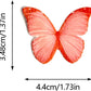 Yocity Butterfly Cupcake Toppers 48Pcs Edible Butterfly Cake Decorations Edible Butterflies For Cake Decorating Wafer Paper Butt