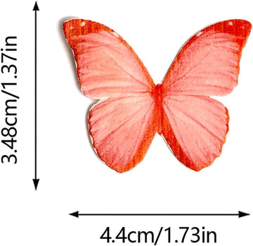 Yocity Butterfly Cupcake Toppers 48Pcs Edible Butterfly Cake Decorations Edible Butterflies For Cake Decorating Wafer Paper Butt