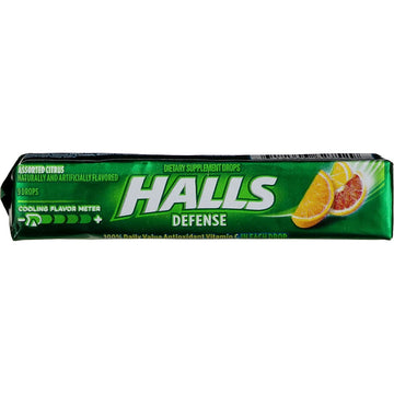 Halls Def Citrus Sngles Size 9Ct Halls Def Citrus Sngles 9Ct