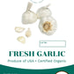 Kejora Usda Certified Organic Fresh Garlic Bulb 5 Count - Grown In California, Usa