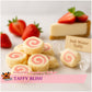 Strawberry Cheesecake Salt Water Taffy By Snack Attack, Individually Wrapped Bulk 4Lb Bag - Chewy Saltwater Taffy Candy | Gluten