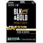Blk & Bold Rise & Grnd, Keurig Single Serve K-Cup Coffee Pods, Premium Medium Roast, 100% Arabica Beans, 20 Count