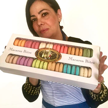 French Macarons Gift Box - 24 Assorted Flavors, Freshly Baked European Macaron Cookies | Premium Variety Pack, Fine Dessert Trea