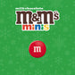 M&MS Minis Milk Chocolate Candy Red & Green Christmas Candy Baking Bits, 10 Oz Bag