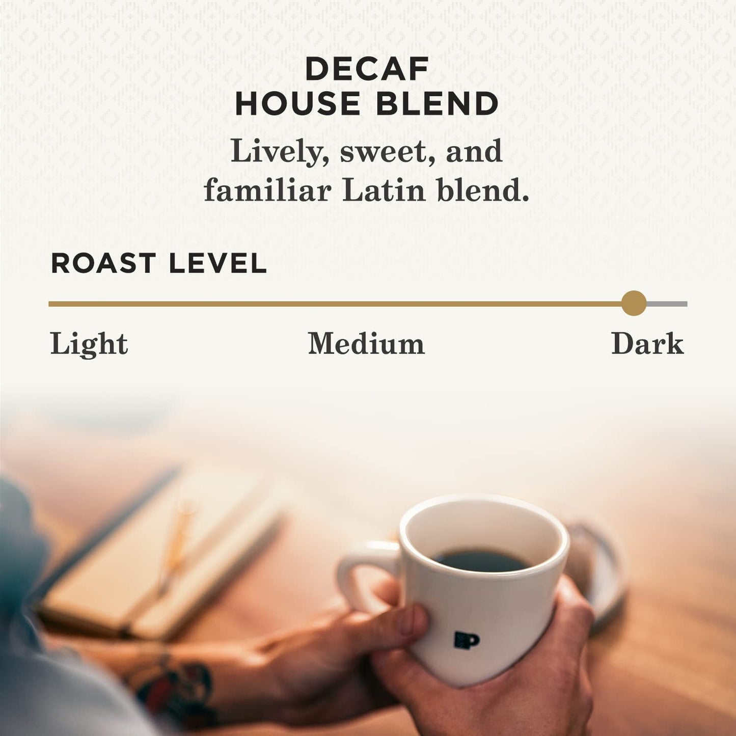 Peets Coffee Dark Roast Decaf K-Cup Pods - 88 Count (4 Boxes of 22 Pods) - Decaf House Blend