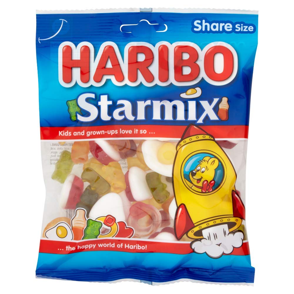 Haribo Starmix Sweets Bag 160G, (Pack Of 1)
