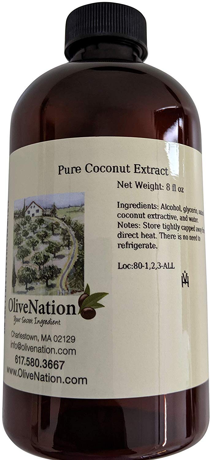 Natural Coconut Extract - Clear Water Soluble Flavoring from Natural Coconut Flavors - Sugar-Free - Non-GMO - Gluten Free - Kosh