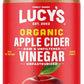 Lucys Organic Raw Apple Cider Vinegar, Unfiltered, 34oz Glass Bottle