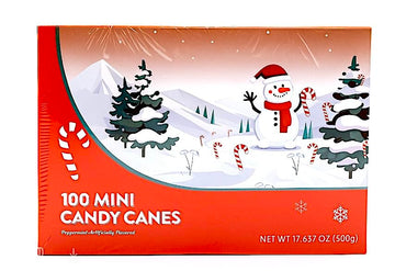 Mini Candy Canes Red & White -Mini CANDY CANE - Holiday Candy Cane for Christmas  Santa Parade  ThanksGiving (100)
