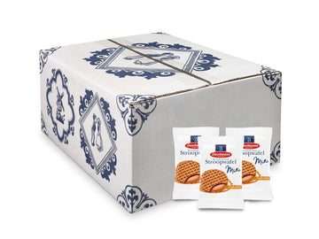 Daelmans Mini Caramel Stroopwafels - Individually Wrapped Waffle Cookies, Sweet Snack for Coffee & Tea, Authentic Soft Toasted D