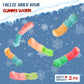 Freeze Dried Candy Gummy Worms By Sweety Treatyco. - Tangy And Chewy Snacks - Sour And Sweet Gummy Candy - Mouth-Watering Flavor
