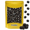Fruidles Black Licorice Drops, Dutch Gummies, Deliciously Sweet And Soft Candy, Great For Parties, Non-GMO (1 Pound)