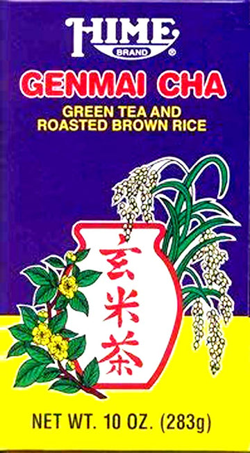 J-Basket Genmai Cha Green Tea And Roasted Brown Rice, 10-Ounce Boxes (Pack Of 4)