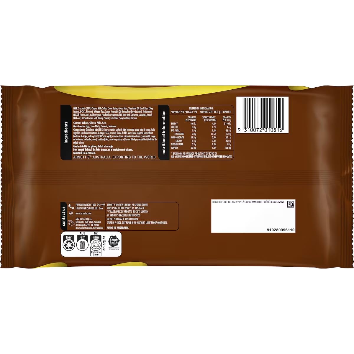 Tim Tam Original Family Pack 365g