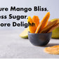 Premium All Natural Real Wild Tropical Mango Dried Fruit Slices 7Oz Less Sugar Non Gmo, No Added Colors Healthy Snacks Resealabl