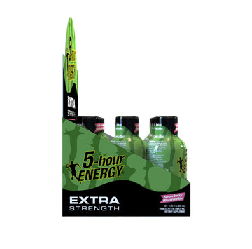 5-hour ENERGY Shot Extra Strength Strawberry Watermelon 1.93 Fl Oz (Pack of 12)