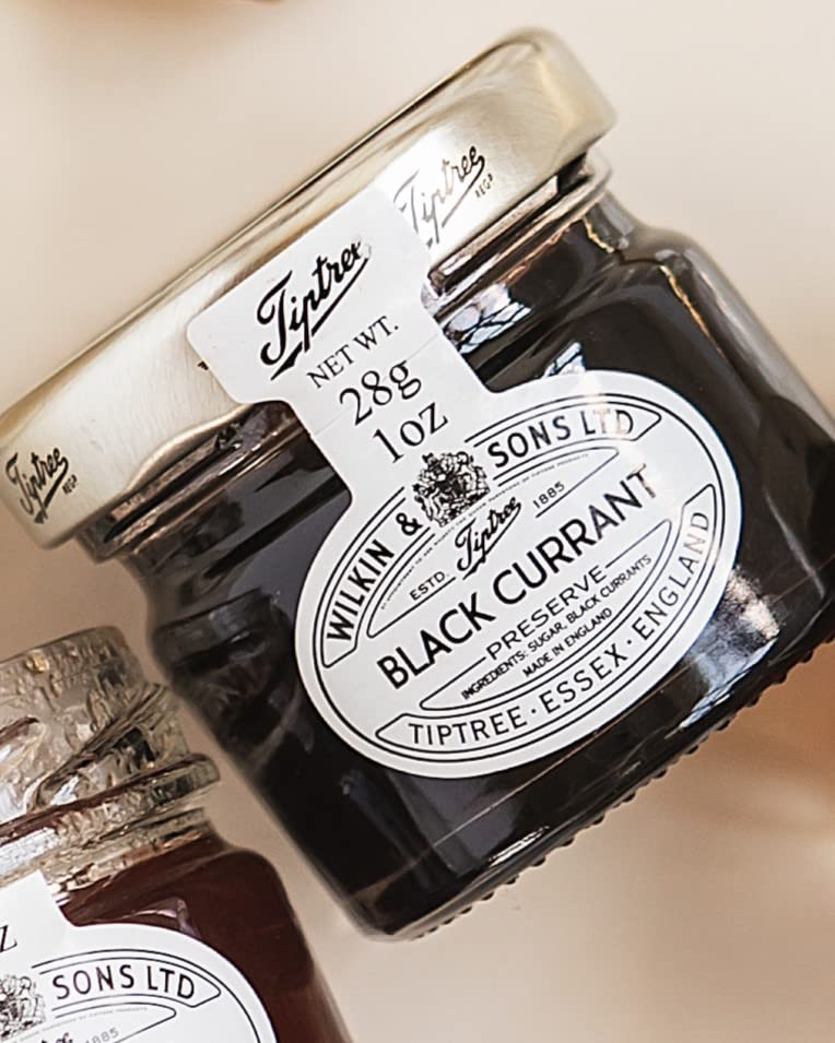 Tiptree Black Currant Preserve Minis, 1 Ounce (Pack Of 72)