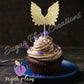 Set of 12 Angel Wings Cupcake Toppers