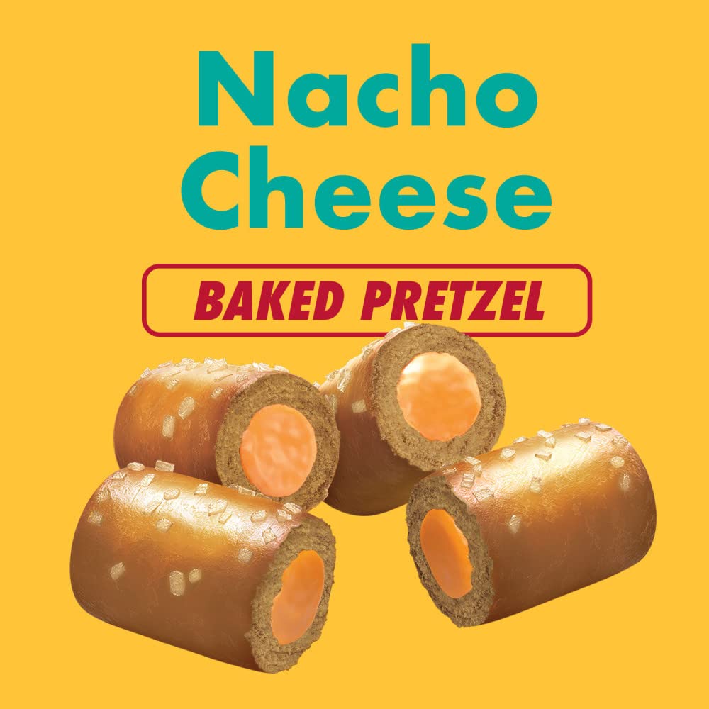 COMBOS Cheese Snacks - Nacho Cheese Snack Packs, Baked Cracker Snack, 6.3-Ounce Bulk Bag (Pack of 12)