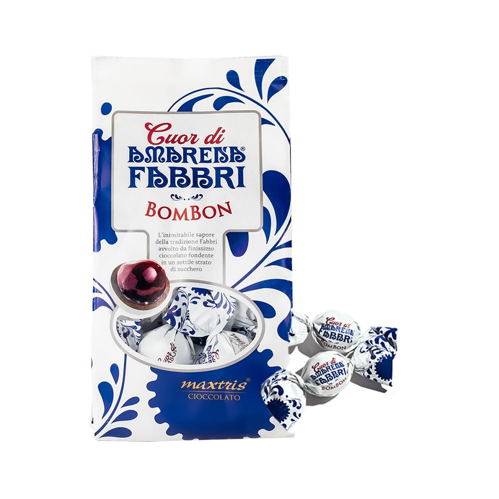 Fabbri Chocolate  Ons, Chocolate Covered Cherries, Individually Wrapped, Made In Italy, Bag Of 5.3Oz