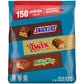 Mars Snickers, Twix, & Milky Way Minis Chocolate Candy Bars Variety Pack, 150 Ct Bulk Bag