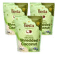 Unsweetened Coconut Flakes, 8 Oz (Pack of 3) - Raw Organic Dried Coconut Flakes, Gluten Free, Shredded Coconut Perfect for Vegan