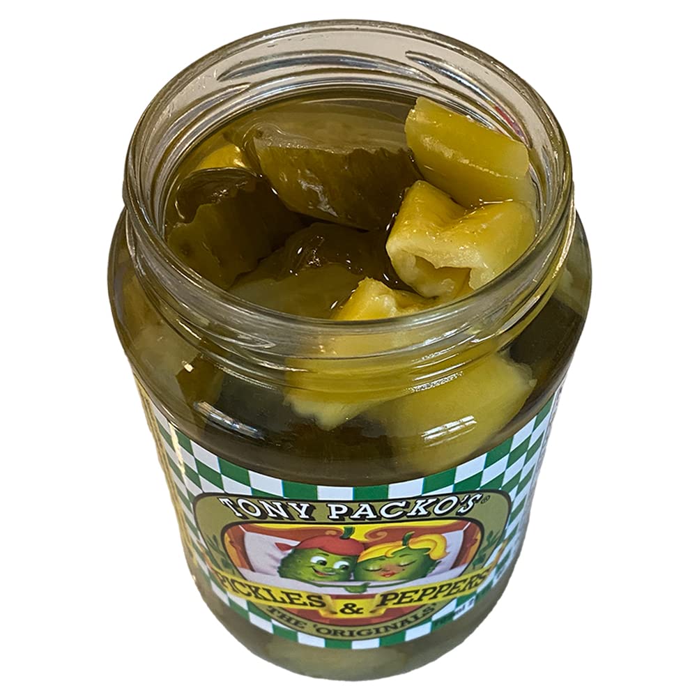 Tony Packo'S (4-Pack) The Original Pickles And Peppers, 24 Ounce Jars With Jar Opener