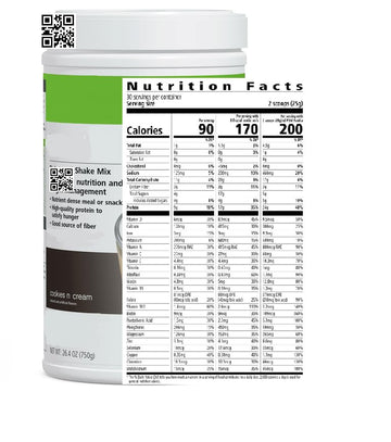 Generic Herball-Formula Healthy Meal Nutritional Shake, Cookies n Cream, 27.5 Ounce (Pack of 1)