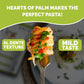 Palmini Linguine Pasta | Low-Carb  Low-Calorie Hearts of Palm Pasta | Keto  Gluten Free  Vegan  Non-GMO  Plant Based  Healthy Noodles | As Seen on Shark Tank |(12 Ounce - Pack of 12)