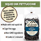 Al Dente Squid Ink Fettuccine, 10 Ounce Bag 283 G (Pack Of 6)