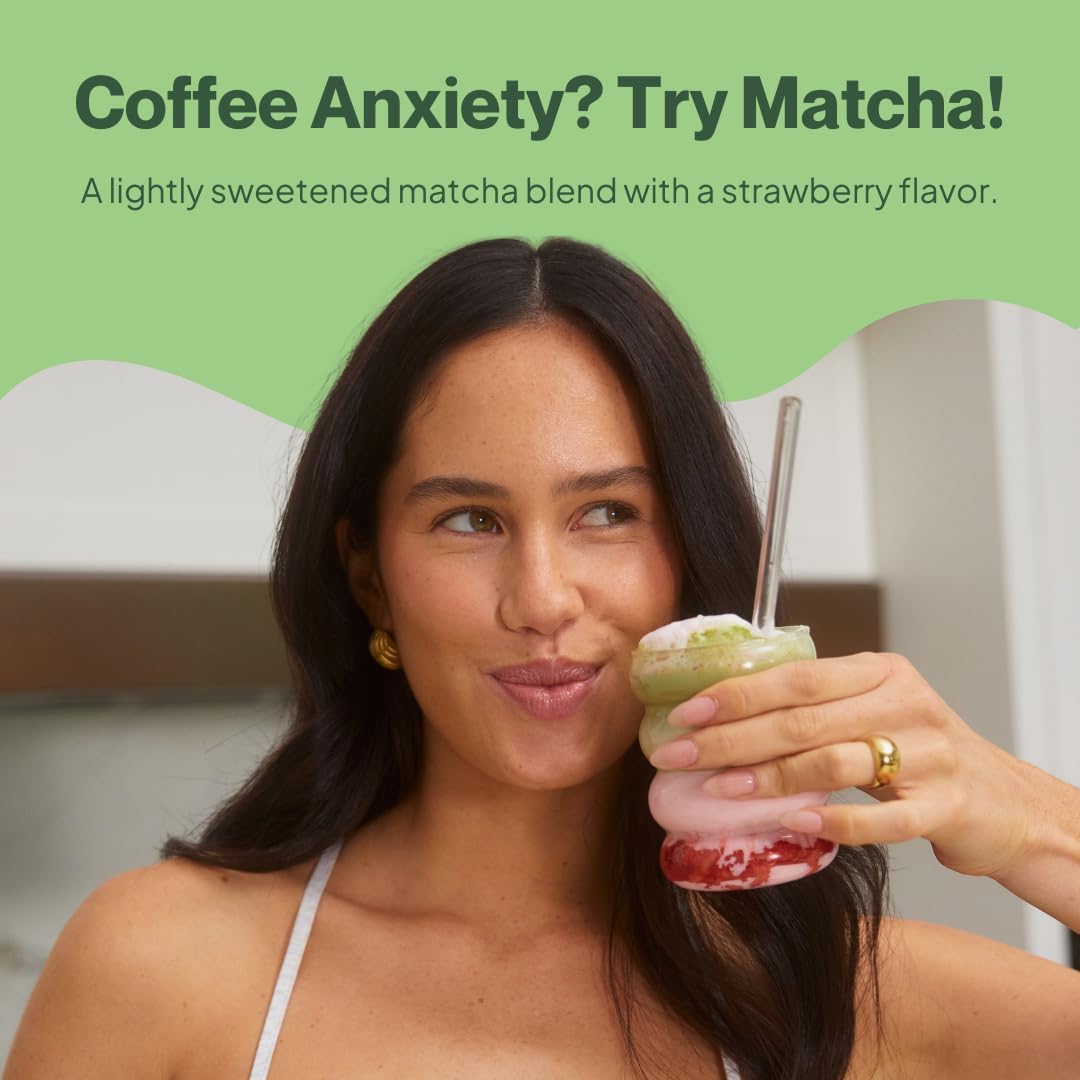 Matcha Made Strawberry Matcha Powder | 8.46Oz (240G) Tin, 60 Servings | Sweetened With Organic Sugar | Perfect For Lattes, Smoot