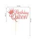 Arthsdite Queen Birthday Cake Topper Happy Birthday Cake Bunting Decor, Birthday Cake Picks Party Decoration Supplies For Lady G