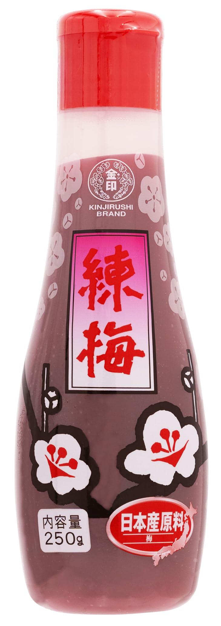 KINJIRUSHI Authentic Japanese Ume Paste - 8.8 oz (250g) - Ideal for Sushi, Onigiri, and Seasoning