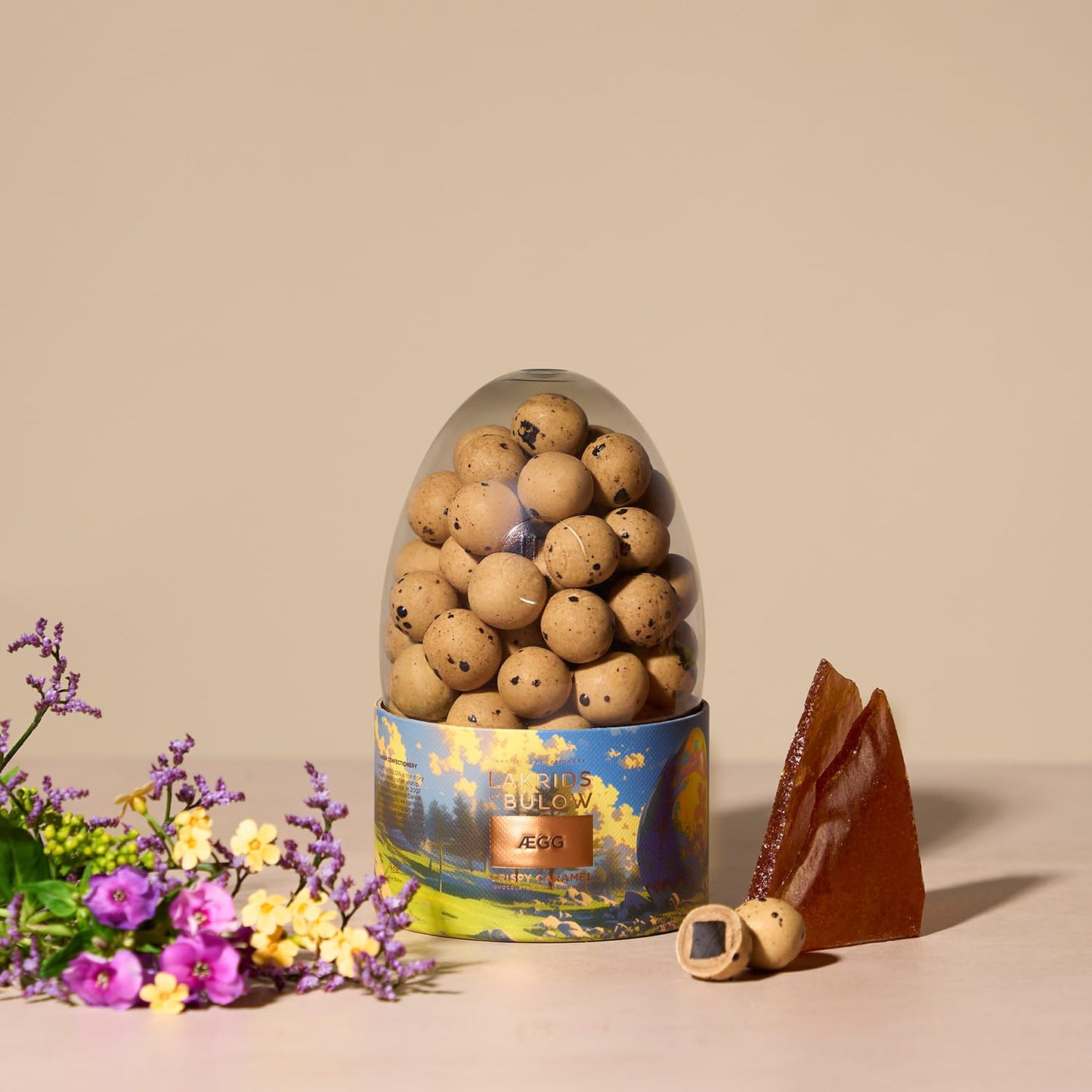 Lakrids By Blow - Crispy Caramel Egg - 16.9 Oz - Chocolate Covered Gourmet Licorice - Limited Easter Edition Designed By Magnus