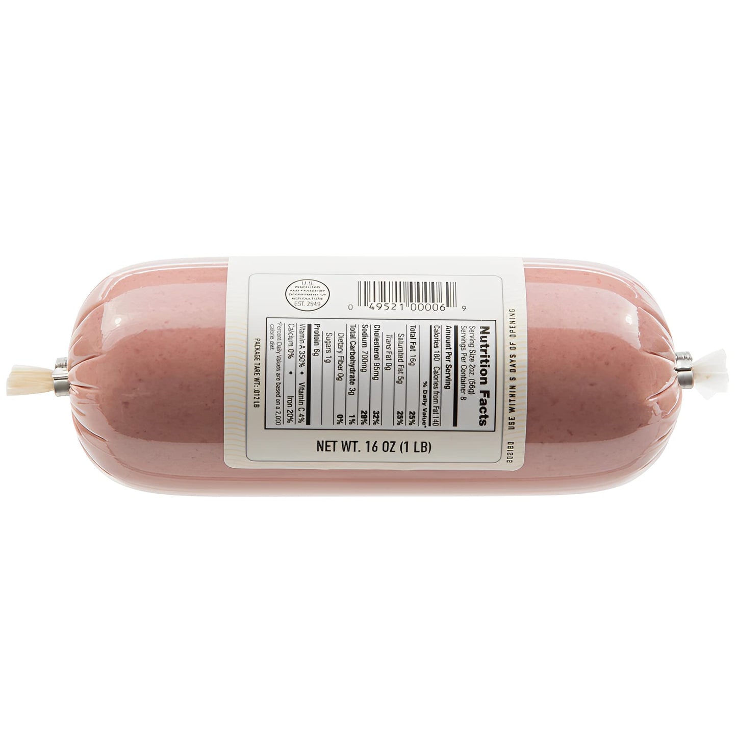 Deli Direct, Frick'S Gourmet Braunschweig German Liver Sausage, 1Lb - 16Oz. (3-Pack)