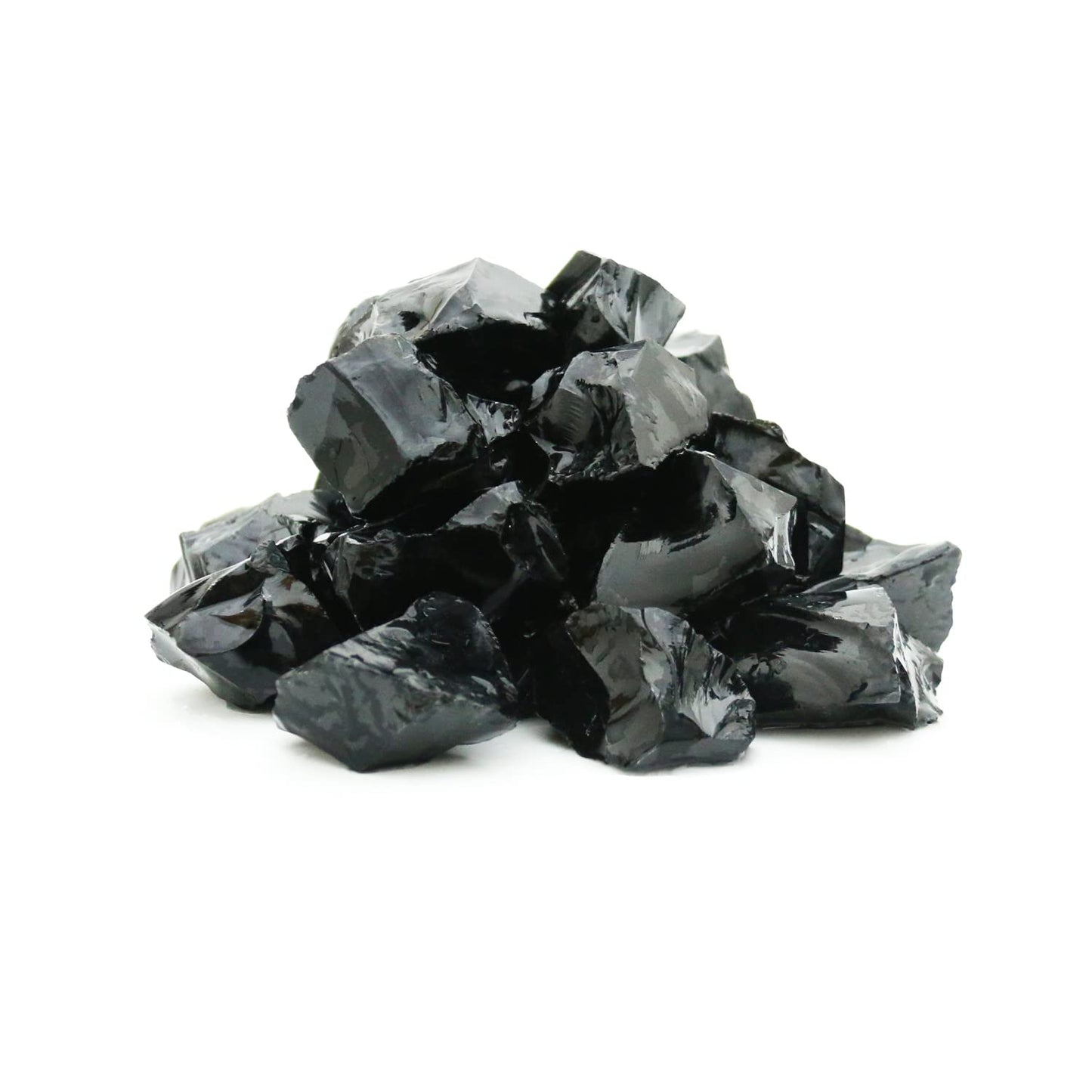 Nvzi Black Obsidian Crystal Rocks, Black Stones Bulk For Wicca, Reiki, And Energy Healing Crystals, Witchcraft Supplies, Rocks F