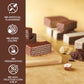 Loacker Hazelnut Enrobed Wafers, 38g/1.34oz, Pack of 25, Chocolate