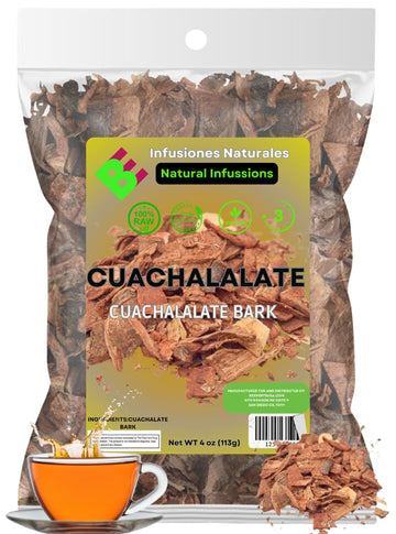 B-Experts Cuachalalate Herbal Tea 4 oz-113g. Mexican Cuachalala, Cuachalalate Herbal Tea Wildcrafted (Juliana Adstringens) | 100